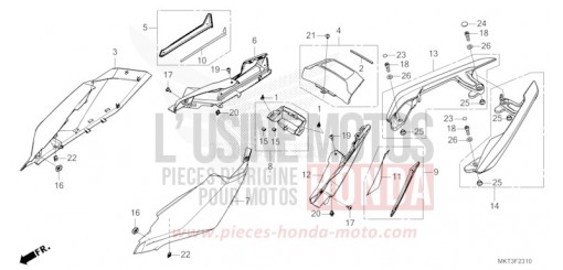 CAPOT ARRIERE ADV750P de 2023